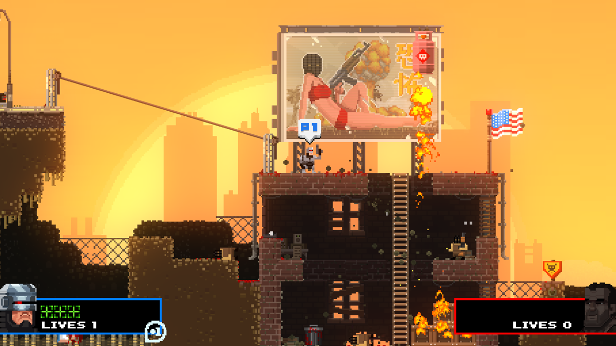 Broforce screenshot 3 for Nintendo Switch